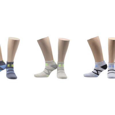 Crazy Touch nahtlose Socken aus gekämmter Baumwolle (3 Paar) - 39/42