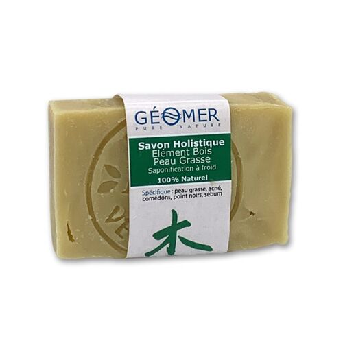 Savon Naturel Peau Grasse Contenance - 3 savons Bois peau grasse 300gr