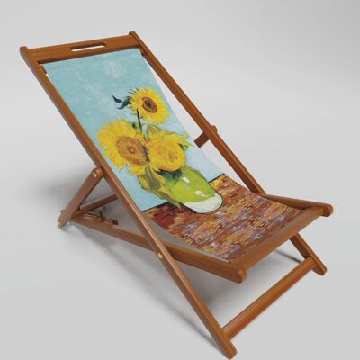 Sunflowers deckchair