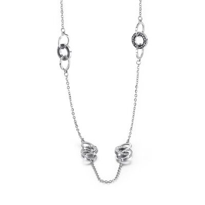 Lee Cooper women's necklace - gold chain and rings
