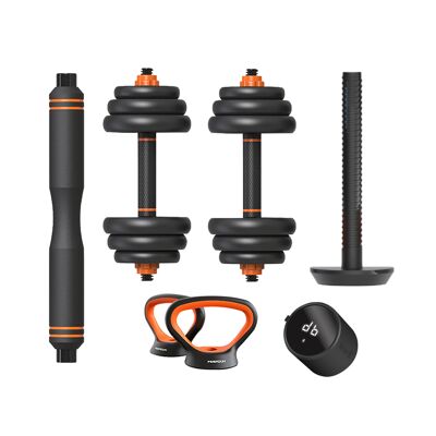 Connected weights 20Kg Xiaomi Fed, App, dumbbells + barbell + weights + sensor