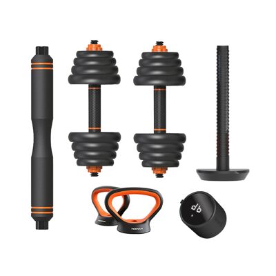 Connected weights 30Kg Xiaomi Fed, App, dumbbells + barbell + weights + sensor