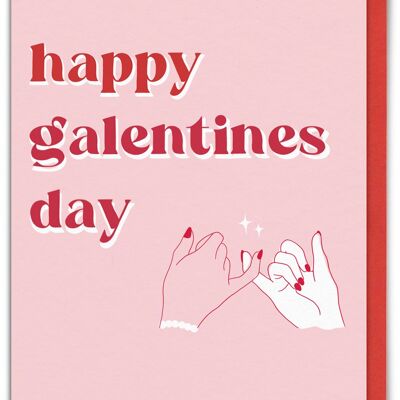 Galentines Day Pinkies - Valentines Card