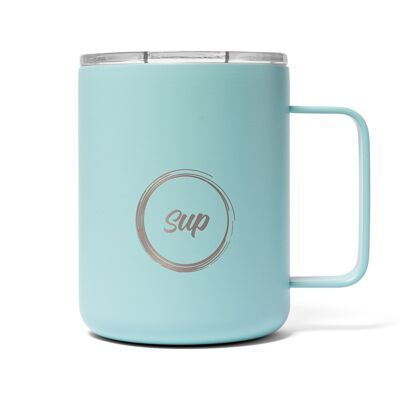 Insulated Mug With Handle | 350ml | Aqua Turquoise