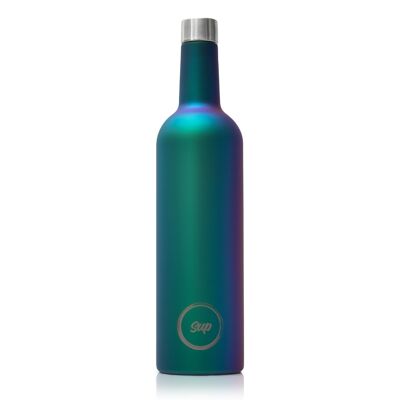 Insulated Wine Bottle | 750ml | Peacock Galaxy