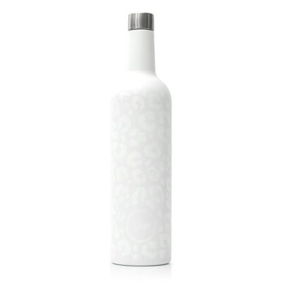 Insulated Wine Bottle | 750ml | Snow Leopard
