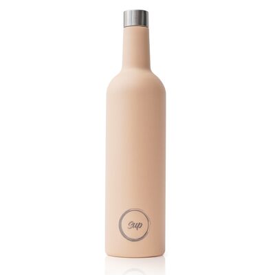 Insulated Wine Bottle | 750ml | Blush Powder Pink