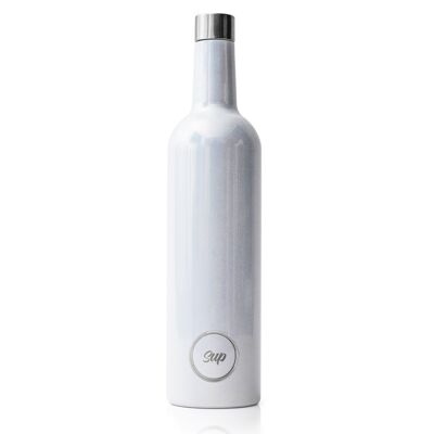 Insulated Wine Bottle | 750ml | Iridescent White