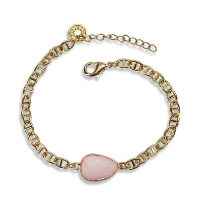 AGILE bracelet rose quartz
