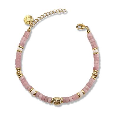 LAGUNA bracelet rose quartz