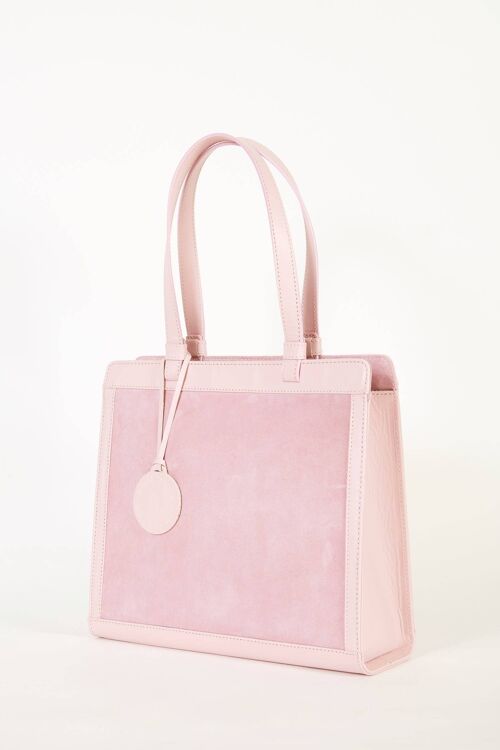 Pink carre handbag
