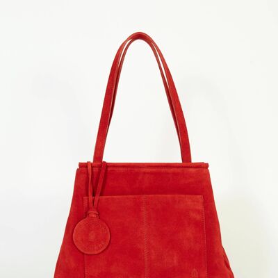 RED TOUJOURS HANDBAG