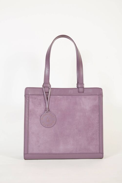 Lilac carre handbag