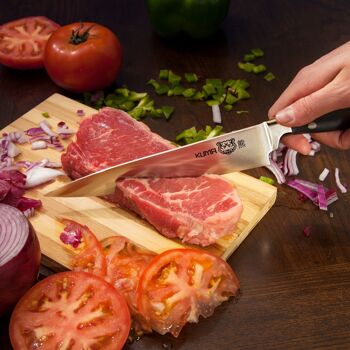 Couteau de chef KUMA - Édition Pro Bolster (lame de 8 pouces) 6