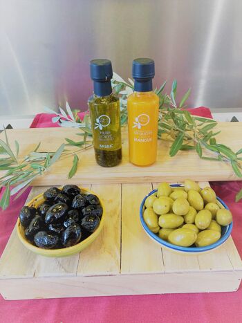 huile d'olive aromatisée au basilic 3