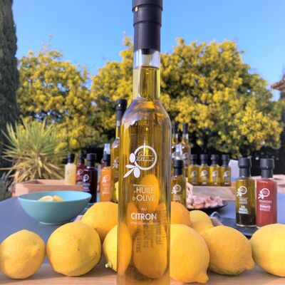 Olio di oliva aromatizzato al limone