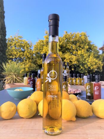 Huile d'olive aromatisé au citron 1