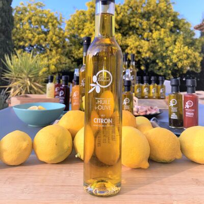 Lemon flavored olive oil