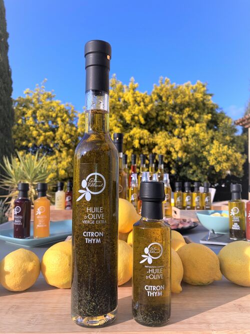 Huile d'olive citron & thym