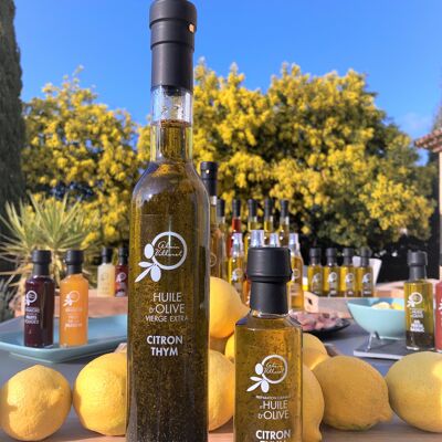 Olio d'oliva al limone e timo