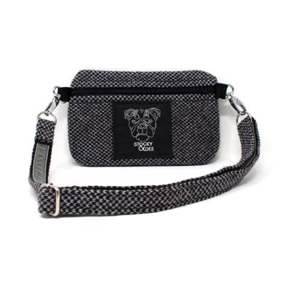 Black & Grey - Harris Design - Luxury Bum Bag
