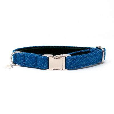 (XS) Royal Blue & Turquoise - Harris Design - Handmade Dog Collar