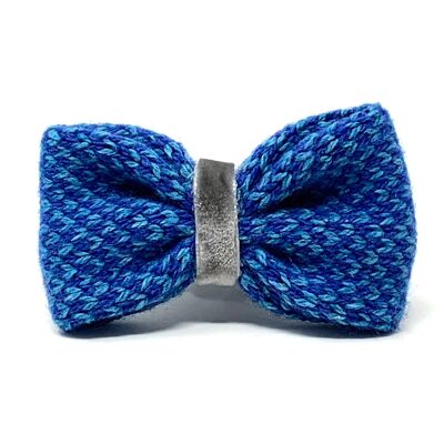 (S) Royal Blue & Turquoise - Harris Design - Dog Bow Tie