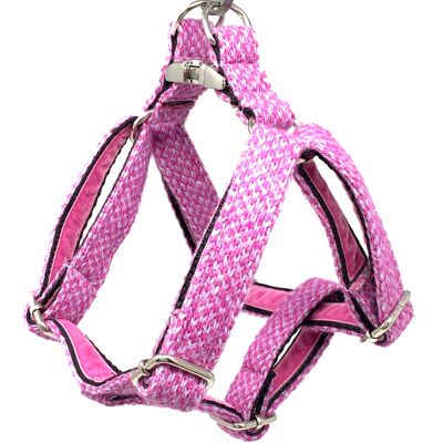 (XS) Pink & Dove - Harris Design - Dog Harness