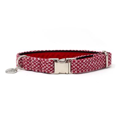 (XS) Rosehip & Dove - Harris Design - Handmade Dog Collar