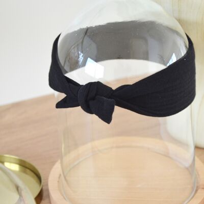 black baby headband