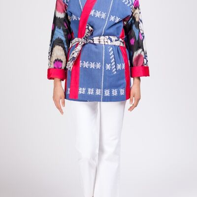Veste Kimono Jaune Safran