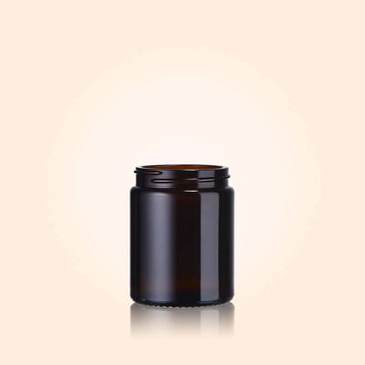 Amber glass jar - Beguin 100 ml + bakelite lid