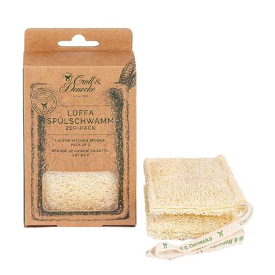 Loofah sponge, set of 2