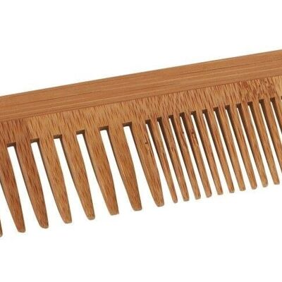 Wooden comb made of bamboo