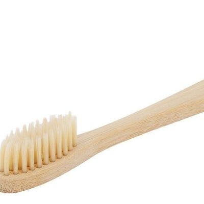 cepillo de dientes, hecho de bambú