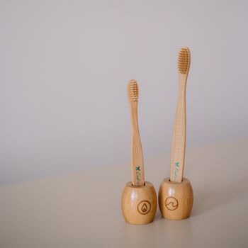 Brosse à dents, en bambou 4