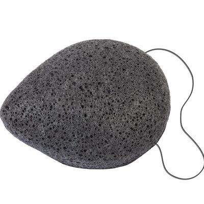 Konjac sponge, variety: "Bamboo Charcoal" (black)