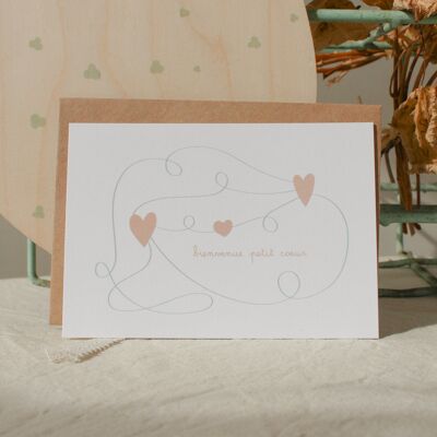 Cartolina del piccolo cuore