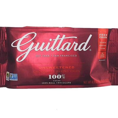 Chocolate Chips Unsweetened von Guittard