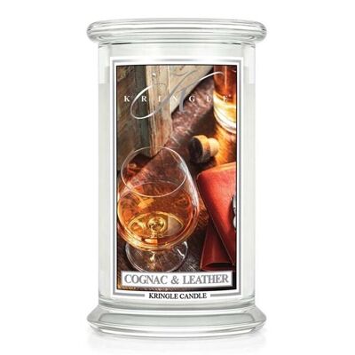Scented candle Cognac & Leather Large