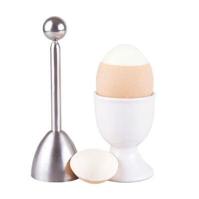 ICO Egg Topper and Cracker, Stainless Steel