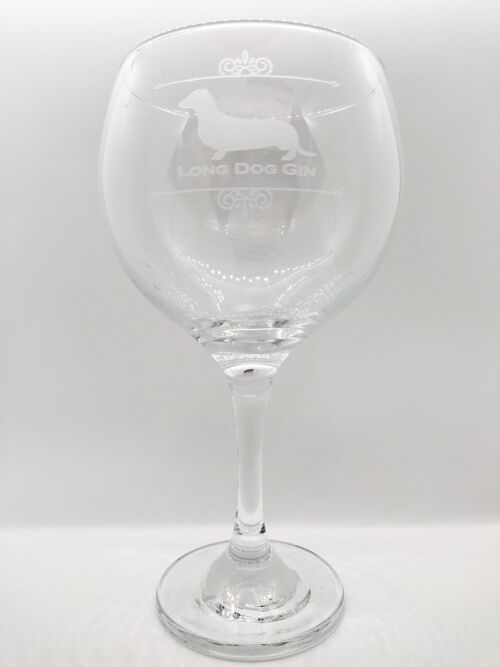 Long Dog Gin Glass