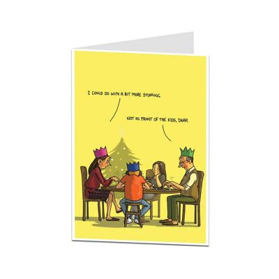 Funny Rude Christmas Holiday Card Family & Friends