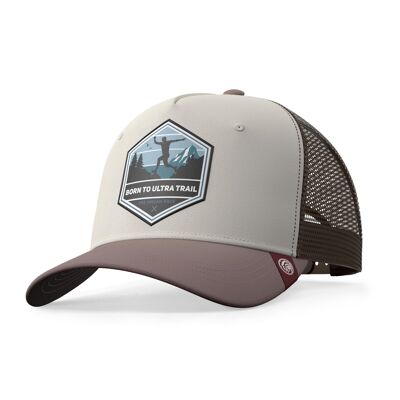 Born to Ultratrail Marron The Indian Face Trucker Cap for men and women