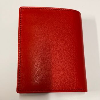 Portefeuille rouge avec sac à main 4