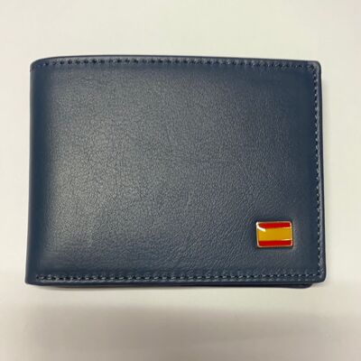 Portefeuille bleu marine