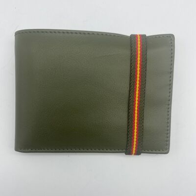 Cartera Verde con tarjetero
