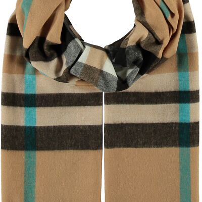 Sciarpa scozzese crema