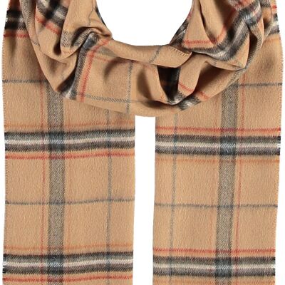 Sciarpa scozzese beige