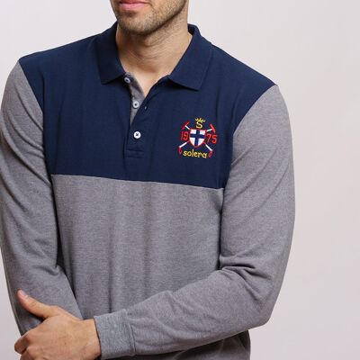Polo Gris Melange 3